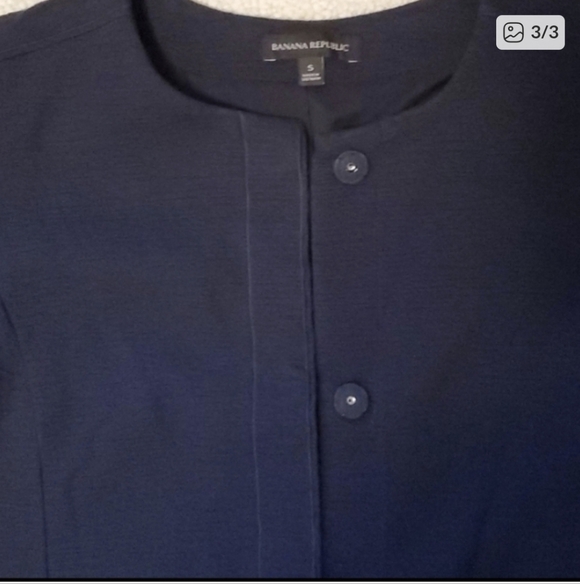 Banana Republic Dark Blue Blazer - Picture 6 of 6